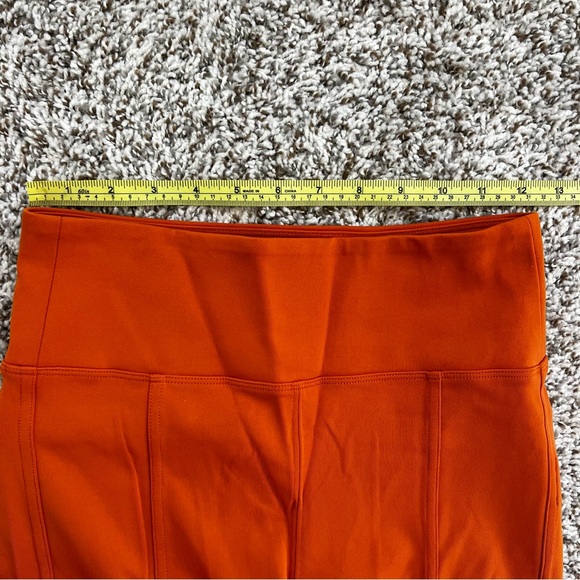 Athleta Delaney Straight Cargo Pants in Orange Sz XS Tall - Picture 8 of 12